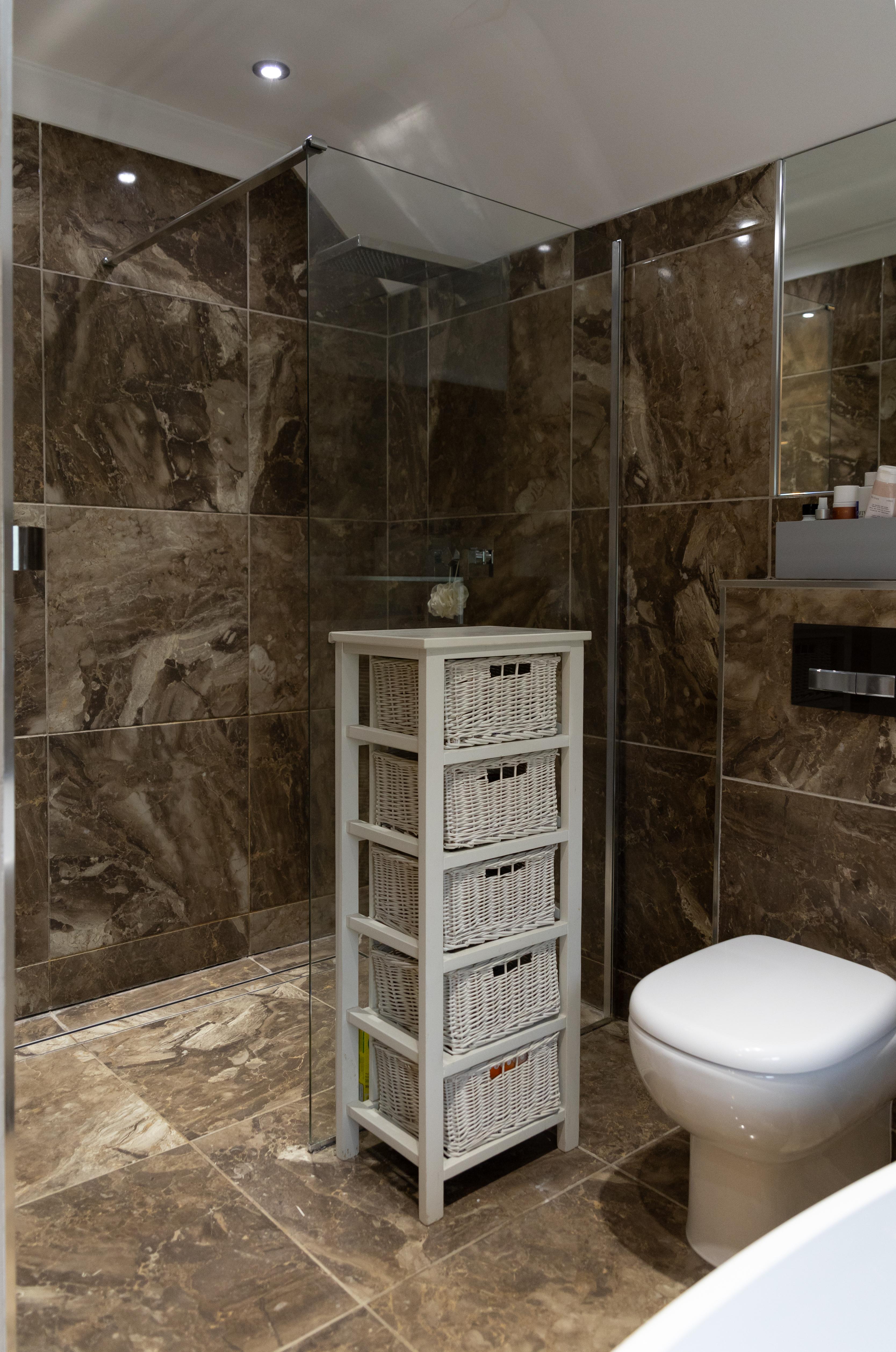 Spa-like master bathroom