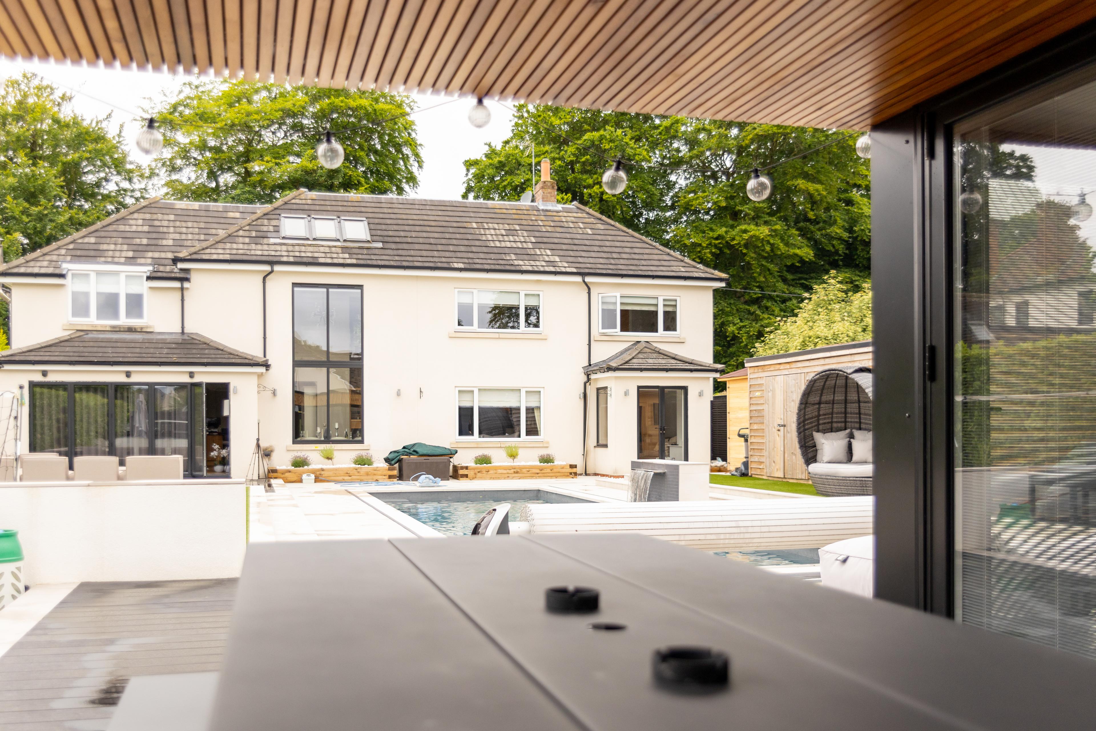 Al fresco dining area