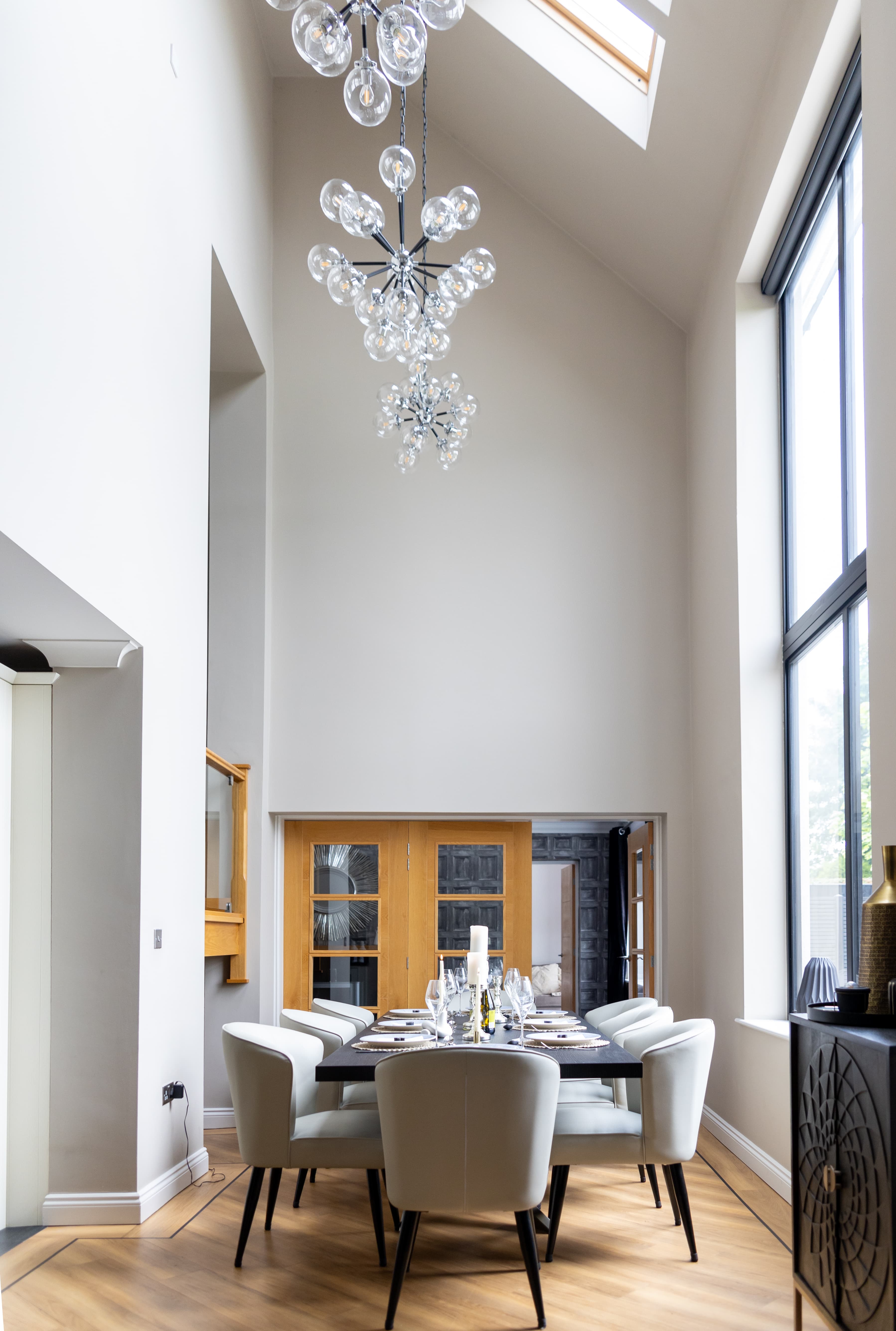 Modern dining space